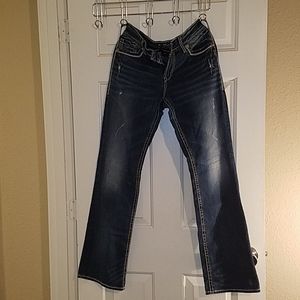 Silvers Suki Mid Slim Boot Jeans Size  29x33